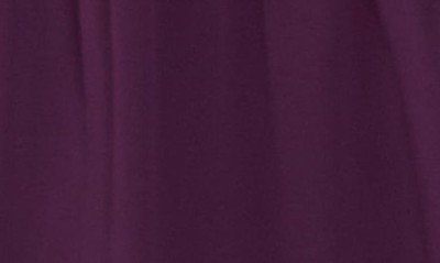 1.state Tie Neck Long Sleeve Tiered Maxi Dress In Plum Purple