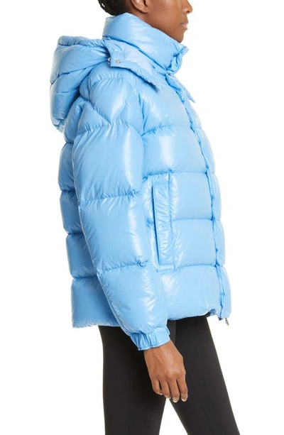 Moncler Extraordinary Forever Maya Quilted Shell Jacket In Lichen Blue