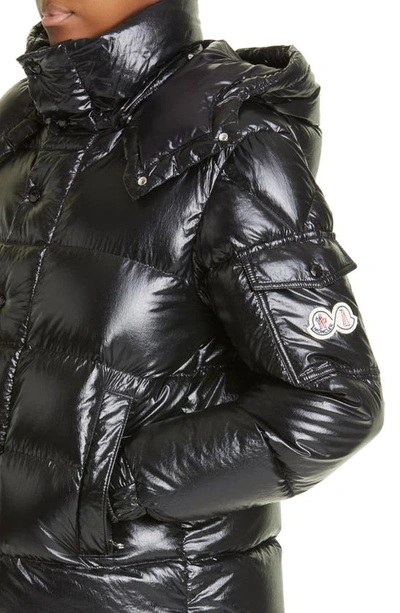Shop Moncler Maya 70 Jacket In Carbon Black