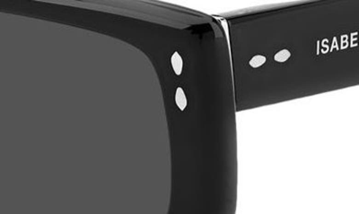 Isabel Marant 52mm Flat Top Sunglasses In Black Grey