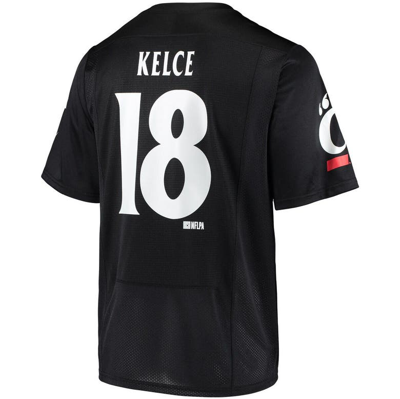 Men's Under Armour Travis Kelce Black Cincinnati Bearcats Replica