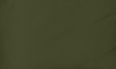 Bugatchi Faux Fur Collar Water Repellent Puffer Coat In Olive