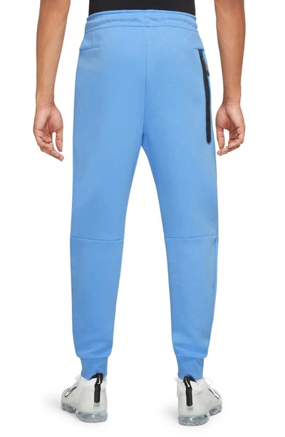 Shop Nike Tech Fleece Jogger Sweatpants In University Blue/ Blue/ Black
