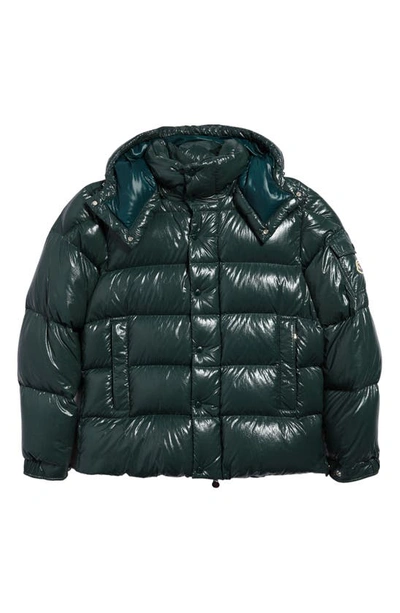 Shop Moncler Maya 70 Jacket In Dark Green