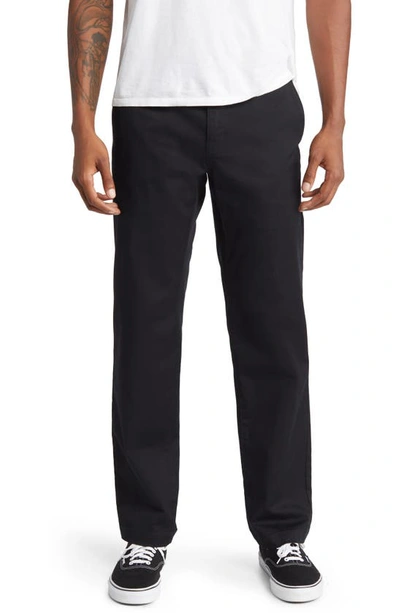 Shop Volcom Frickin' Modern Fit Stretch Chino Pants In Black