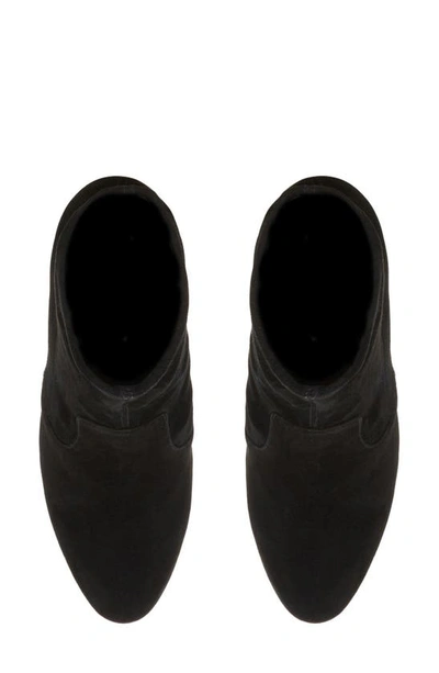 Dune London Opticals Stretch Bootie In Black