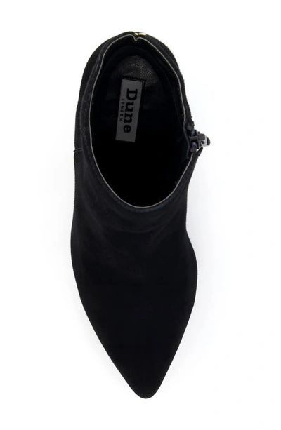 Dune London Obsessive 2 Pointed Toe Bootie In Black