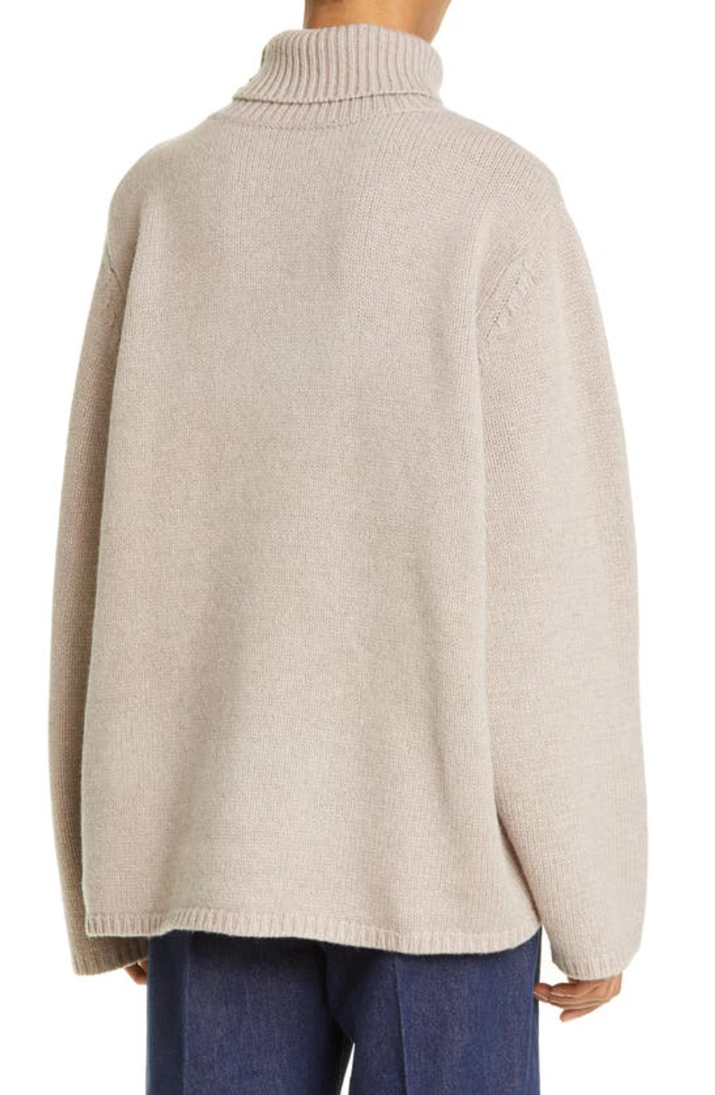 Toteme Toteme Cambridge Wool And Cashmere Sweater In Beige Melange ModeSens