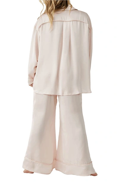 Shop Free People Dreamy Days Pajamas In Pink Nectar