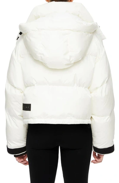 Shop Shoreditch Ski Club Willow Water Repellent Short Puffer Jacket In White