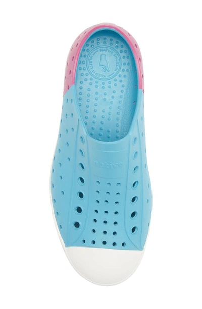 Shop Native Shoes 'jefferson' Water Friendly Slip-on Sneaker In Mauibl/ Shlwht/ Rstbloc