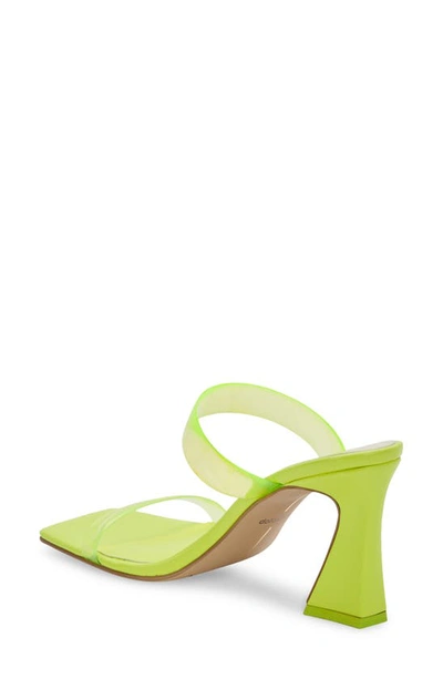 Shop Dolce Vita Novah Sandal In Neon Lime Vinyl