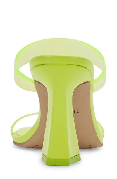 Shop Dolce Vita Novah Sandal In Neon Lime Vinyl