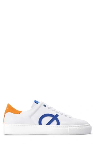 Shop Loci Nine Sneaker In White/ Orange/ Blue