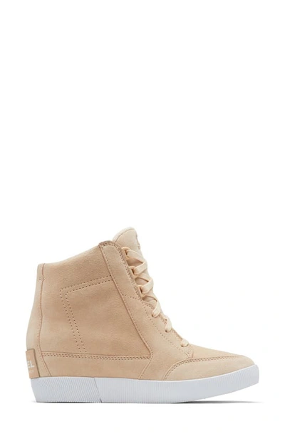 Sorel Out N About Slip-on Wedge Ii Shoe In Nova Sand/ Sea Salt