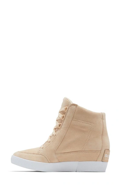 Sorel Out N About Slip-on Wedge Ii Shoe In Nova Sand/ Sea Salt