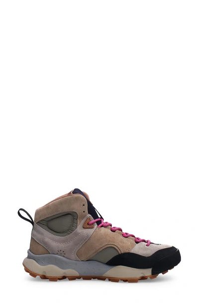 Shop Flower Mountain Back Country Waterproof High Top Sneaker In Grey-taupe