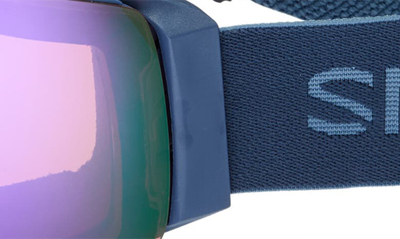 Shop Smith I/o Mag™ 154mm Snow Goggles In French Navy / Chromapop Violet