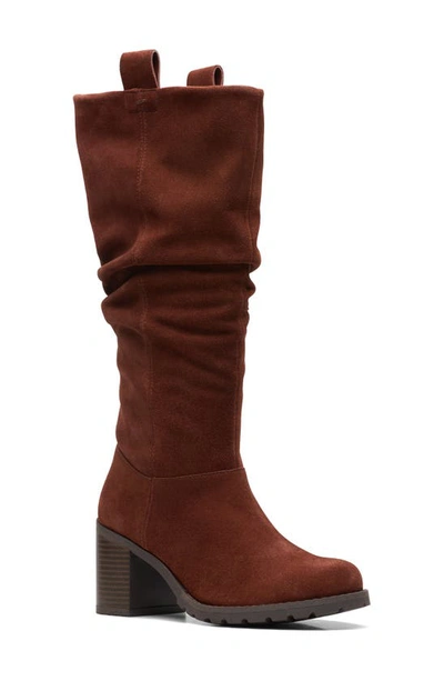 Clarks Clarkwell Rise Tall Boot In Brown | ModeSens