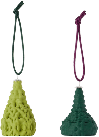 Shop Polymorf Ssense Exclusive Green Utok Ornament Set In Multi