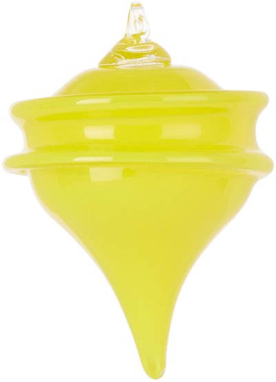 Shop Sticky Glass Yellow Deflated Ornament