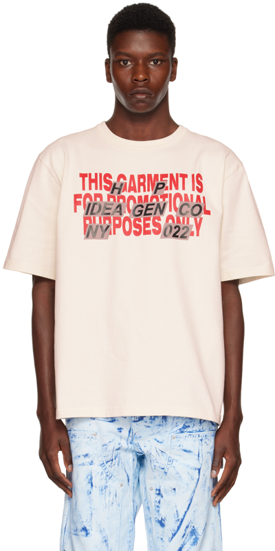 Shop Heron Preston White Promo Only T-shirt In White Red