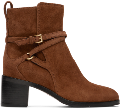 Shop Rag & Bone Brown Buckle Boots In Chestnutsd