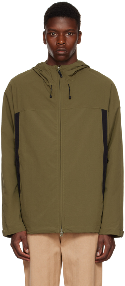 Shop Wood Wood Khaki Deller Jacket In 8002 Olive