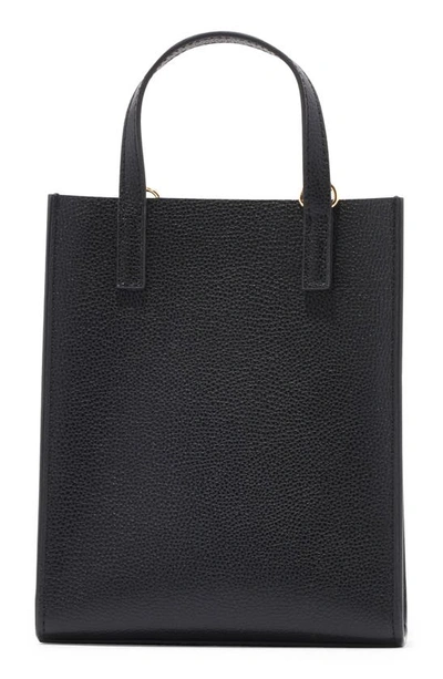 Shop Marc Jacobs Micro Leather Tote In Black