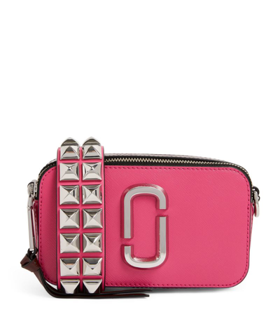 Snapshot leather crossbody bag Marc Jacobs Pink in Leather - 33360534