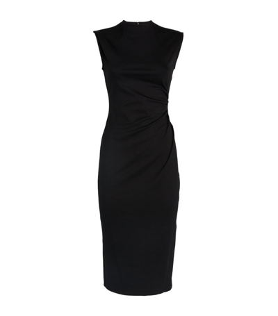 Shop Diane Von Furstenberg Dvf  Sleeveless Darrius Midi Dress In Black