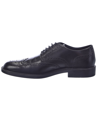 Shop Tod's Tods Leather Oxford In Black