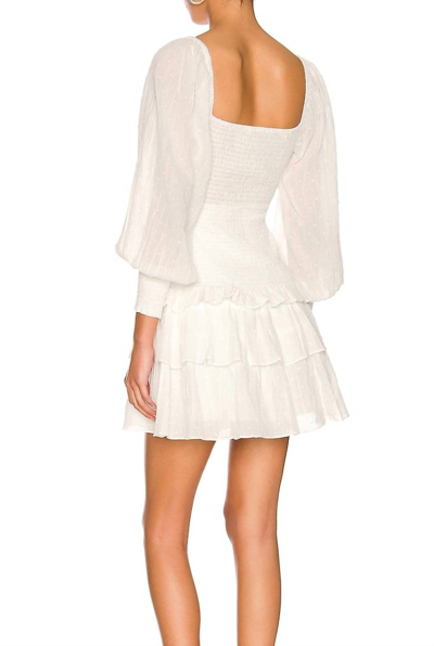 Shop Astr Marietta Mini Dress In White