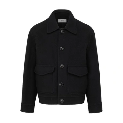 Shop Ami Alexandre Mattiussi Double Face Jacket In Black