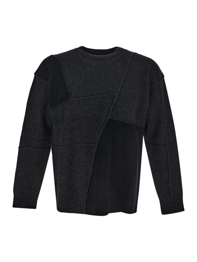 Shop Isabel Benenato Knit Sweater In Grey