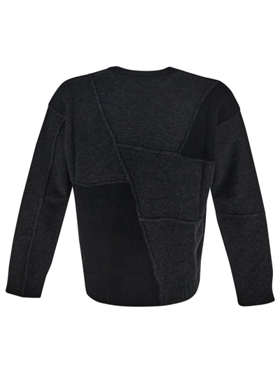 Shop Isabel Benenato Knit Sweater In Grey
