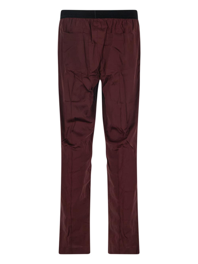 Shop Tom Ford Underwear Silk Pyjama Pants In Red