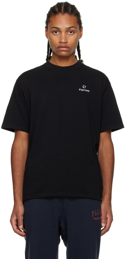 Shop Palmes Black Allan T-shirt