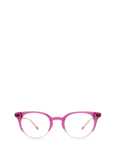 Shop Gucci Gg1214o Violet Glasses