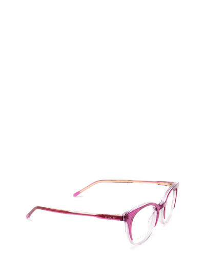 Shop Gucci Gg1214o Violet Glasses