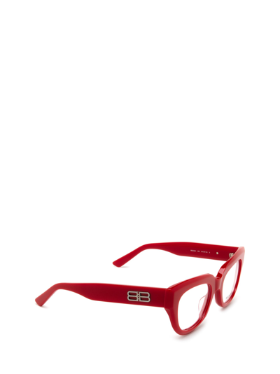 Shop Balenciaga Bb0239o Red Glasses