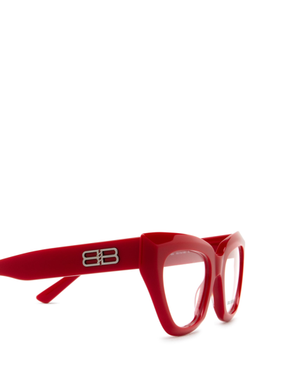 Shop Balenciaga Bb0238o Red Glasses