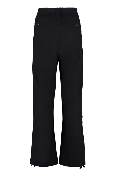 Shop Miharayasuhiro Cotton Cargo-trousers In Black