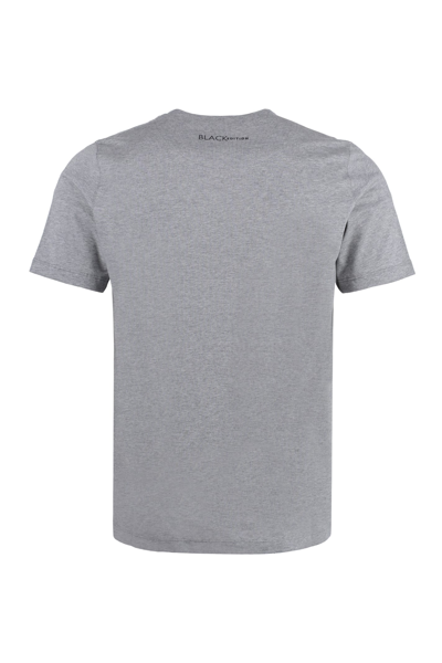 Shop Canali Cotton T-shirt In Grey