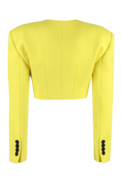 Bcbg yellow shop blazer
