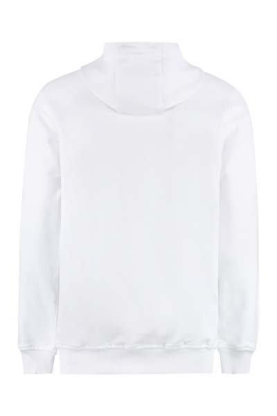 Shop Comme Des Garçons Shirt Printed Hoodie In White