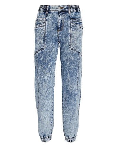 Shop Retroféte Myla Tapered Jeans In Aquafina