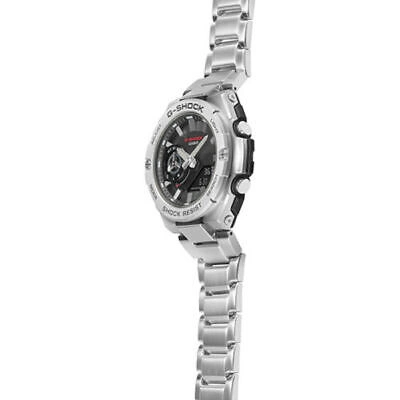 Pre-owned Casio G-shock Gst-b500d-1ajf G-steel Carbon Core Guard Bluetooth Solar Men Watch