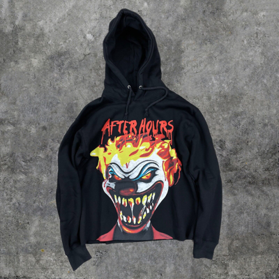 Pre owned Vlone X The Weeknd Bat And If I Od Clown Black Hoodie Sweatshirt ModeSens