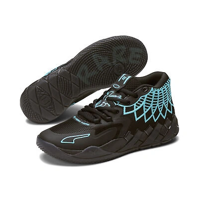 Pre-owned Puma Mb.01 Buzz City Lamelo Ball Black Blue 376443 13 Basketball Shoes